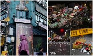 Imagini surprinse după tragedia din Seul