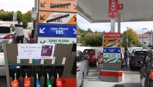 Benzinăriile au trebuit să închidă din lipsă de carburanţi, în timp ce în altele cozile făcute de şoferi s-au înmulţit