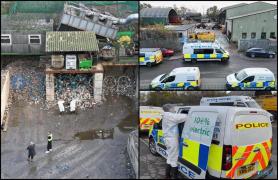 Criminaliştii au investigat fabrica