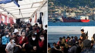 nava cu miganți Ocean Viking