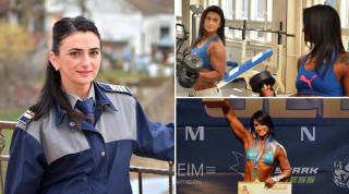 Pamela Kiss, culturista de la Poliția de Frontieră Sighetu Marmației