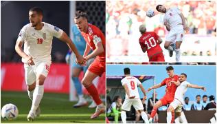 Țara Galilor - Iran 0-2, la Cupa Mondială 2022. Golurile au fost marcate în minutele 90+8 si 90+11. Primul "roşu" al turneului