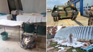 militari francezi la baza militară de la Cincu