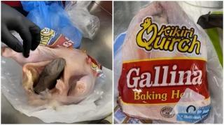 Un american a încercat să urce în avion cu arma îndesată într-un pui crud