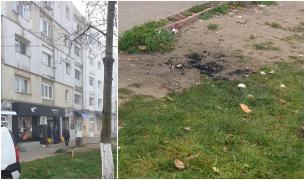 Tânăr vasluian, găsit carbonizat în fața unui bloc din Negrești. Și-ar fi dat foc, apoi s-ar fi aruncat în gol, după ce s-a despărțit de iubită