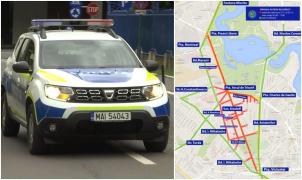 Restricţii de circulaţie în Bucureşti, de Ziua Naţională. Ce străzi închide astăzi parada militară şi ce rute ocolitoare recomandă Poliţia