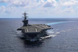 Nava de luptă nu şi-a întrerupt manevrele în largul Californiei