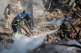 Kievul, atacat cu drone. Zelenski: "Toate cele 13 aparate au fost doborâte de sistemul nostru de apărare antiaeriană"