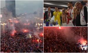 Croaţii, fericiţi şi cu medalia de bronz. Mii de oameni au sărbătorit victoria de la Cupa Mondială pe străzile din Zagreb