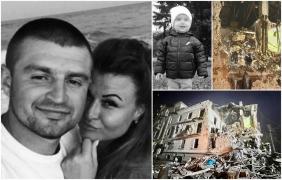 "Fiul cel mic era în pătuț". Alexandru, soția lui și fiul lor de nici 2 anișori au fost uciși în casă de o rachetă, la Krivoi Rog