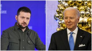 Volodimir Zelenski și Joe Biden
