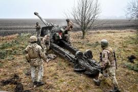 Soldați pe frontul din Ucraina