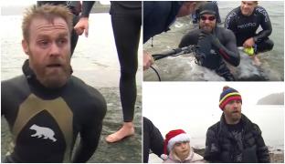 Dovadă de perseverenţă: Un veteran de război cu 3 membre amputate vrea să bată un record mondial la înot