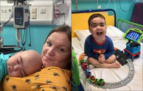 Și-a petrecut primul Crăciun acasă, după ce timp de trei ani l-a sărbătorit în spital, diagnosticat cu o boală rară: