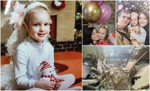 "M-am târât până la ea". Constantin și-a scos fetița de sub dărâmături, după ce o rachetă a lovit apartamentul familiei, în Herson. Copila a rămas fără un ochi