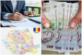 Topul judeţelor: unde se câştigă cei mai mulţi, dar şi cei mai puţini bani