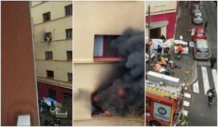 Incendiu la un hotel din Barcelona. Doi clienți au sărit de la etajul al treilea, disperați sa-și salveze viața