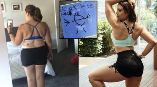 femeie din Australia care a slăbit