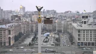 Ambasada Rusiei, subiect de glumă în celebra piață Maidan din Kiev: "Garaj de vânzare". FOTO și VIDEO