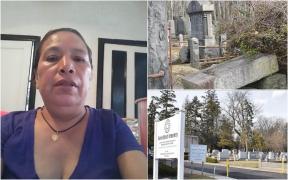 O mamă a cinci copii a murit, după ce o piatră funerară de aproape 1.000 de kilograme a căzut peste ea, într-un cimitir din Statele Unite