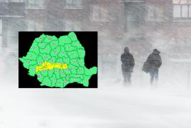 Alertă meteo: Cod galben de viscol la munte, până joi dimineaţa. Zece judeţe sunt vizate