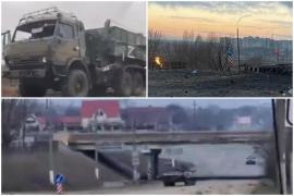 Blindate ruseşti ar fi traversat podul din Herson, spre Ucraina