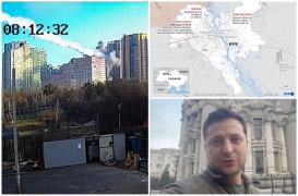 Harta luptelor Rusia - Ucraina, la marginea capitalei Kiev