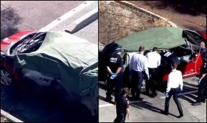 Imagini de la faţa locului