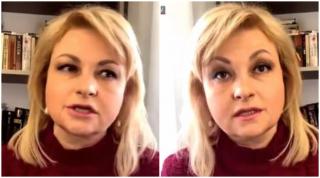 O cântăreaţă ucraineană l-a înjurat pe Putin în direct