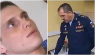 Un oficial rus din Apărare i-a urat unui soldat, pe patul de spital, "să se pună pe picioare". Tânărul și-a pierdut piciorul în război
