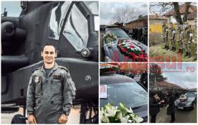 „Nu pleca, iubitul lui mama”. Momente sfâşietoare la înmormântarea lui Sorin, cel mai tânăr militar mort la Constanţa