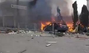 VIDEO. Momentul în care punctul de control pentru evacuarea civililor de la Irpin este bombardat. Forţele ruse au deschis focul asupra oamenilor