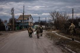 Lângă Kiev, ucrainenii trăiesc cu frica în suflet