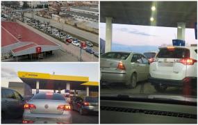 Ce benzinărie a pus de fapt preţul de 11 lei pe litru de motorină. Un zvon i-a trimis pe oameni cu butoaiele la staţiile de alimentare din ţară