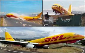 Un avion cargo s-a rupt în două la aterizare pe un aeroport din Costa Rica