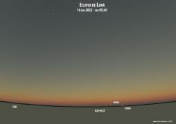 Eclipsă de lună pe 16 mai