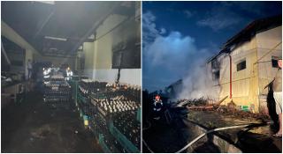 Incendiu la crama din Ceptura, judeţul Prahova