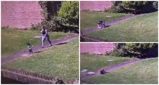 Copil căzut în canalizare