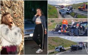 „Dumnezeu pune aripi copiilor și părinților le smulge inimile”. Lacrimi pentru Alexandra, tânăra de 24 de ani moartă într-un cumplit accident anul trecut