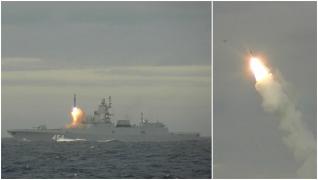 Rusia a testat o rachetă de croazieră hipersonică Zircon. Momentul lansării de pe fregata "Amiral Gorshkov" a fost filmat