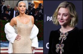 Kim Kardashian (stânga); Lili Reinhart (dreapta)