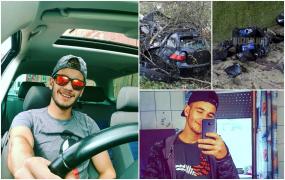 „Offf Doamne, ce păcat de tinerețea lui”. Alin, un tânăr de 20 de ani din Buzău, şi-a găsit sfârşitul într-un cumplit accident rutier în Germania