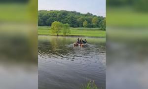 Bărbat de 32 de ani din Sibiu, găsit mort în lacul Târnava. Operaţiunile de căutare au durat două zile