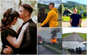 ”Era cel mai bun om. Vreau să se facă dreptate". Iubita lui Dănuţ, tânărul ars de viu în accidentul de la Iaşi, îşi plânge prietenul