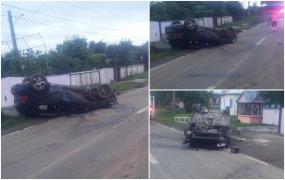 Un şofer de 25 de ani, găsit inconştient după ce s-a izbit de un cap de pod, în Botoşani