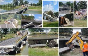 Oaia prinsă sub podul prăbuşit în Neamţ s-a salvat singură dintre dărâmături. 98 încă lipsesc. „Poate sunt şi oameni acolo. Dar cum să ştie dacă nu se caută?"