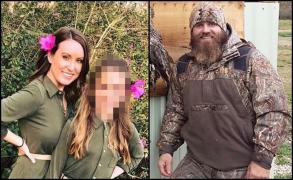 Crysta Abelseth şi fiica ei (stânga) ; Barnes (dreapta)