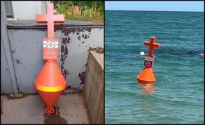 Arhiepiscopia Tomisului critică geamandurile cu cruce: "S-a ratat epic semnificaţia crucii. Nu sperie pe nimeni, domnule Arafat"