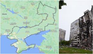 Rusia controlează o cincime din Ucraina, anunţă Zelenski. Teritoriul ocupat este cât jumate din Germania