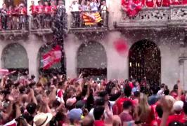 Bucuria promovării! Fotbalul oferă bucurii şi seri magice. Aşa a fost şi la Girona, echipă care se va bate cu Real Madrid şi Barcelona